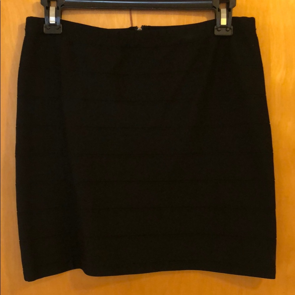 Eight sixty stretchy black miniskirt